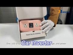 modified sine wave 200 watt car inverter 12v dc to ac 240v with 2 usb charging ports