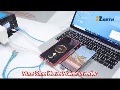 2kw 2000w pure sine wave charger inverter high voltage cut off range 14.8v/31v