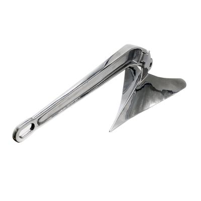 China Marine Hardware 316 Stainless Steel Yacht Plow Anchor Swivel Plow Anchor For Boat for sale