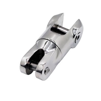 China Boat Hardware Fitting 316 Stainless Steel Heavy Duty Double Swivel Anchor Chain Connector For Boat for sale