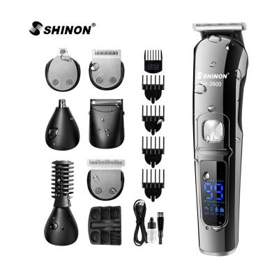 China SHINON SH2600 Hotel Men's IPX7 Ear Hair Trimmer and Nose Beard Trimmer Cordless Electric Hair Clipper Grooming Kit for sale