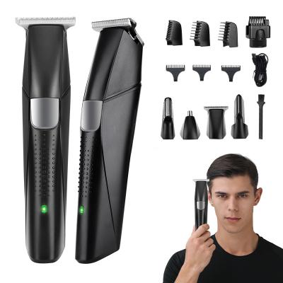 China Cordless Car HK320 Multigroom Beard Nose Stubble Hair Trimmer 13 Piece Kit For Men for sale