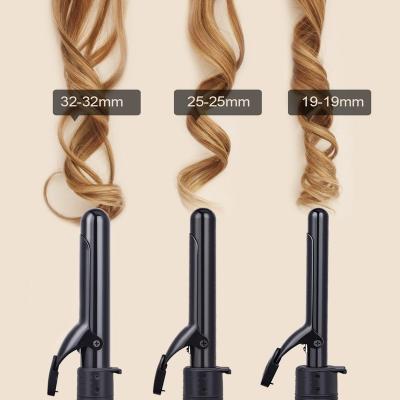 China Wholesale Ceramic 3 In 1 Set 3P LED Hair Curler Glove Hair Curling Iron Curling Iron Hair Curler Set for sale