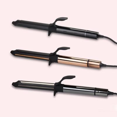 중국 Adjustable Heat Settings Triple Barrel Curling Iron Professional Perm Splint Hair Curler Iron Ceramic Hair Curl Wand Wave 판매용