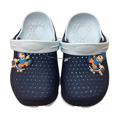 China Eco-Friendly Comfortable Boys Summer Eva Thick Bottom Foldable Shoes Outdoor Clog Garden Shoe for sale