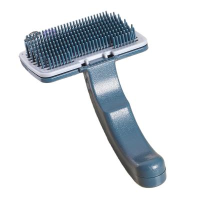 China Cat Grooming Plastic S, L Two of the Sustainable Products Hot-selling Pet Sizes Manual Dog Hair Remover Tool Comb for sale