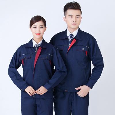 China Factory Safety Anti-Static Uniform Long Sleeves Workwear Professional Workplace Safety Uniform Clothing for sale