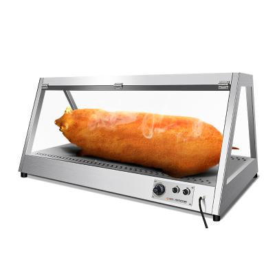 China Hot Selling Meat Processing Plants Stainless Steel Roast Pig Heated Display Box Constant Temperature Glass Heating Healthy High Quality Incubator for sale