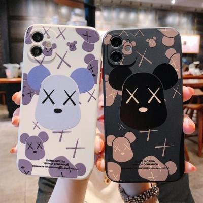 China Cartoon Violent Bear Waterproof For Samsung J5Prime J7Prime M30S M51 MA12 NOTE10 NOTE10PLUS NOTE20ULTRA Liquid Silicone Phone Case Shell for sale