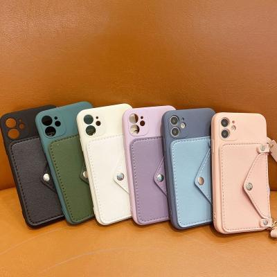 China Waterproof Card Bag For Cell Phone13 Case Apple 11/7 All Camera Included Soft Cover Iphone 11 12 13 7 8 X pro Max Phone Cases for sale