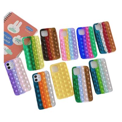 China New Waterproof Mobile Phone Cover Device Noise It Series Busty Person Toy Silicone Rainbow Spark-Resistant Phone Case Suitable For 12/12 Pro for sale