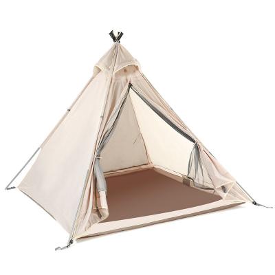 China Indian Ultralight Beach Party Camping Outdoor Glamping Pyramid Type Extended Tents for sale