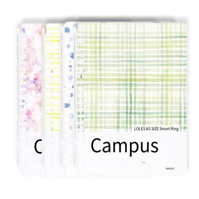 China Eco-friendly Series Paper Campus Gateway Watercolor Kokuyo Coil Book Ultra Thin Thin Loose-leaf Book for sale