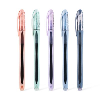 China Pen Ds-907 Auto Ink Normal Neutral Go Pearl Pen 0.5 Students Quick Dry Exam Pen Black Carbon Black Go Pearl June for sale