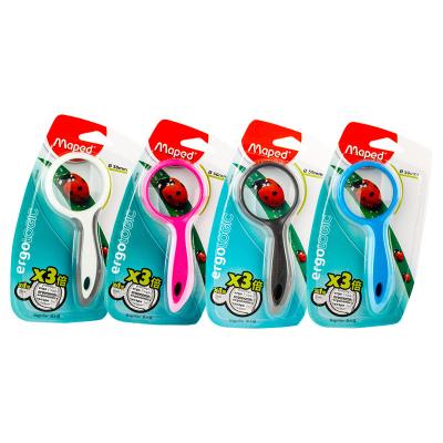 China Cute 039100CH Children's Magnifying Glass Handheld 3x Expansion For Babies School Children Primary Science Observation for sale