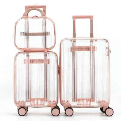 China Fashionable Adjustable PC Hand Luggage Bags Suitcase Hand Trolley for sale