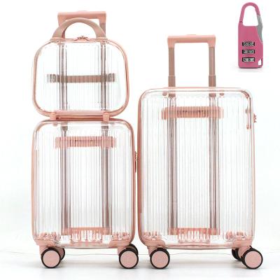 China Lightweight Sturdy Daily / Business And Hard PC Luggage Travel Suitcase 3pcs for sale