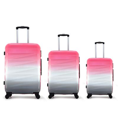 China PC ABS Daily / Business Hard Plastic Luggage Shell China Factory Competitive Price With Four Spinner Wheel for sale