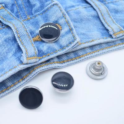 China Washable custom rivets elastic denim lattice buttons denim breeches button jeans buttons for jeans 20mm for sale