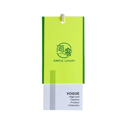 China Recyled Logo Hang Tag Garment Paper Wholesale Custom Hangtags for Clothing for sale