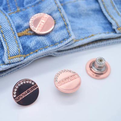 China Factory wholesale washable cheap denim lattice button OEM custom leg jeans buttons for jeans for sale