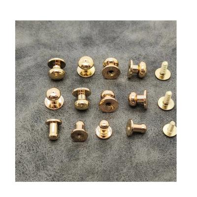 China Slotted Pan High Quality 304 Stainless Steel Chicago Screws For Leather Belt for sale