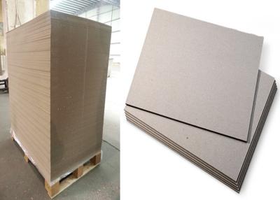 China Gray Color Strawboard Paper in 1100gsm / 1.78mm Laminated Paperboard for sale