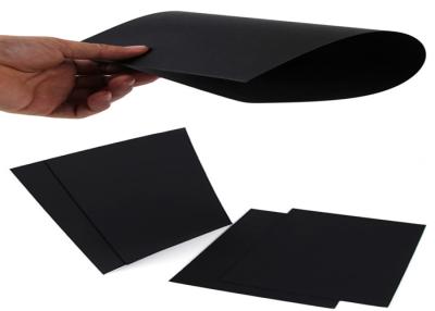 China Anti-Curl Recycled Wood Pulp Black Paperboard for Shopping Bags for sale