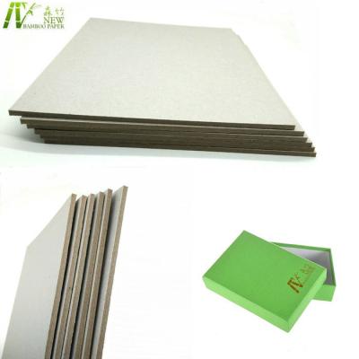 China Recycled / Waste Paper Pulp Laminated Gray Board For Box 1600gsm 2.51mm for sale