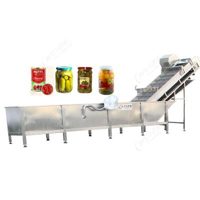 China Automatic Production Tomato Processing Machine Tomato Processing Machinery Tinned Tomato Canned Food Canning Production Line for sale