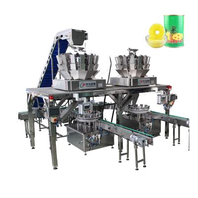 China Automatic Production Lychee Pineapple Apple Fruit Canned Production Line Canned Processing Line for sale