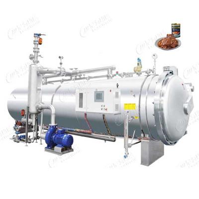 China Pork Filler Sterilization Sterilization Filling Capping Canned Packing Canned Production Line Machine Meat Canned Packing Line for sale