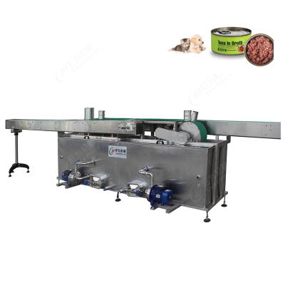 China High Efficiency Dog Food Making Machine Turnkey Project Pet Cat Age Canned Fish Processing Line Canned Pet Food Line for sale