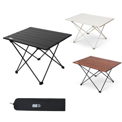 China Lightweight Camping Folding Lightweight mini Table Outdoor Portable Picnic Table Aluminum Alloy with a Storage Bag For Beach, Travel, Hiking for sale