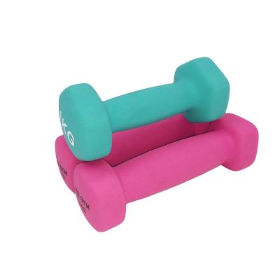 China Plastic Dip In Dumbbell Sell Basics High Quality Neoprene Coated Cast Iron Price Dumbbell Hand Weight Set for sale