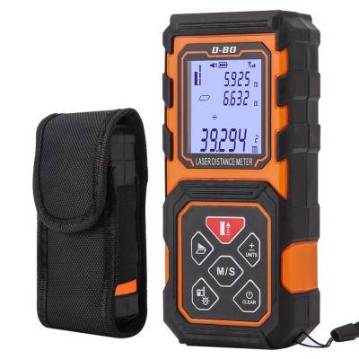 China 80M 125*55*30mm 125*55*30mm Multifunction Handheld High Accuracy 60M Digital Laser Laser Distance Meter Cheap Distance Meter for sale