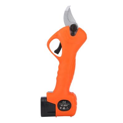 China Cordless electric hand lithium battery shears safe efficient and professional pruners 25mm for sale