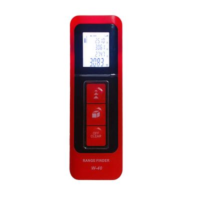 China Mains Mini USB Recharged Laser Tool Cheap Laser Measuring Meter W-40 for sale