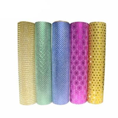 China Fashionable Design Moisture Proof PP Glitter Film Self Adhesive Laminate Glitter for sale