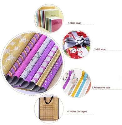 China Fashionable Design PP Glitter Moisture Proof Material Embossed Film for sale