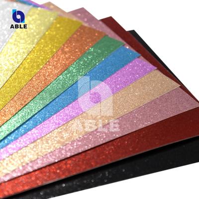 China WONABLE A4 /12 X12 250Gsm Waterproof Bulk Glitter Card Paper For Cake Topper for sale