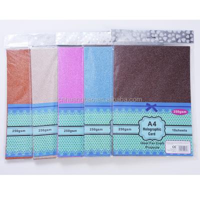 China Wholesale Scrapbook DIY Multi Color Waterproof Shimmer Glitter Card for sale