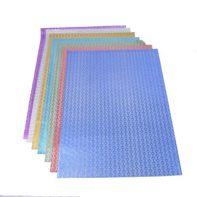 China Moisture Proof PP Glitter Self Adhesive Glitter Film Crepe Wrapping Paper for sale