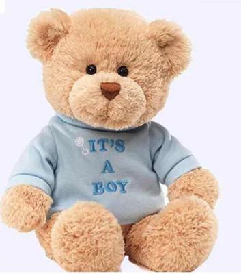 China High Quality Baby Pillow Plush Teddy Bear Toys With T-shirt Stuffed Soft Animal Toys for sale