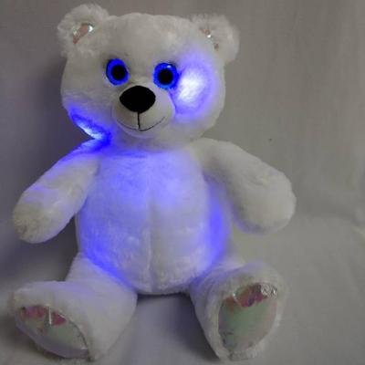 China Wholesale Baby Pillow Sleep Plush Toy Night Light Luminous Glowing Teddy Bear Led Plush Bear Lights Plush Bear for sale
