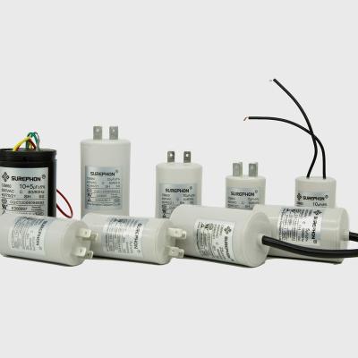 China Safety level: S2 Surephon IEC qualified Capacitor CBB60 for pumps 250v 300v 330v 370v 400v 440v for washing machine for sale