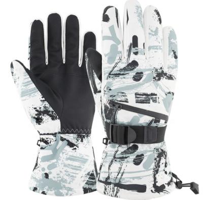 China Simple Polyester Ski Snowboarding Mens Waterproof Cycling Winter Gloves for sale