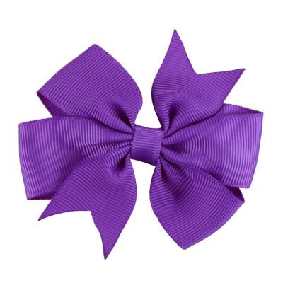 China Wholesale Bulk Baby Bow Hair Clips Grosgrain Ribbon Bows Girls Baby Bow Alligator Hair Clips for sale