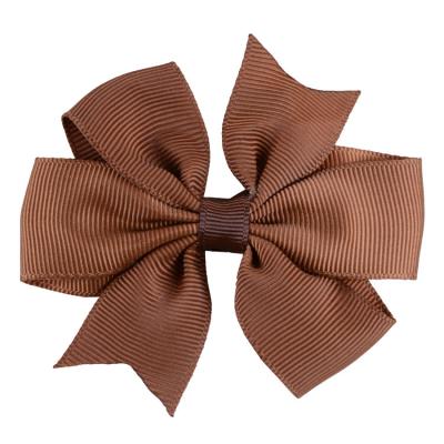 China Wholesale Bulk Baby Bow Hair Clips Grosgrain Ribbon Bows Baby Hair Bows Accessories Baby Hair Clip for sale