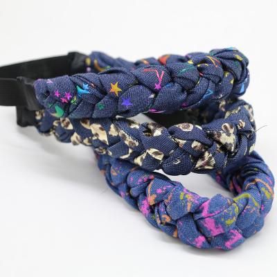 China Girls Fashion Headbands China Famous Brands Women Colorful Girls Headbands Denim Headbands for sale